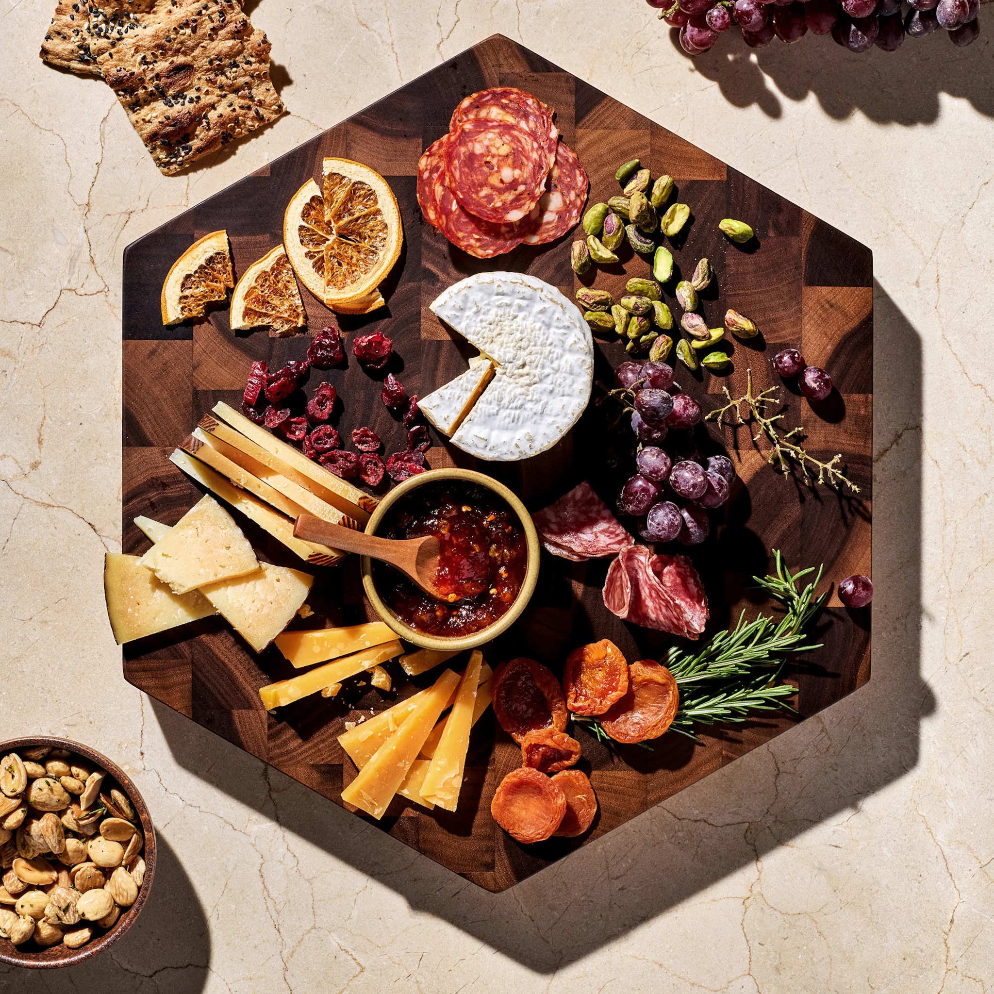 End Grain Walnut Charcuterie Board - Image 3