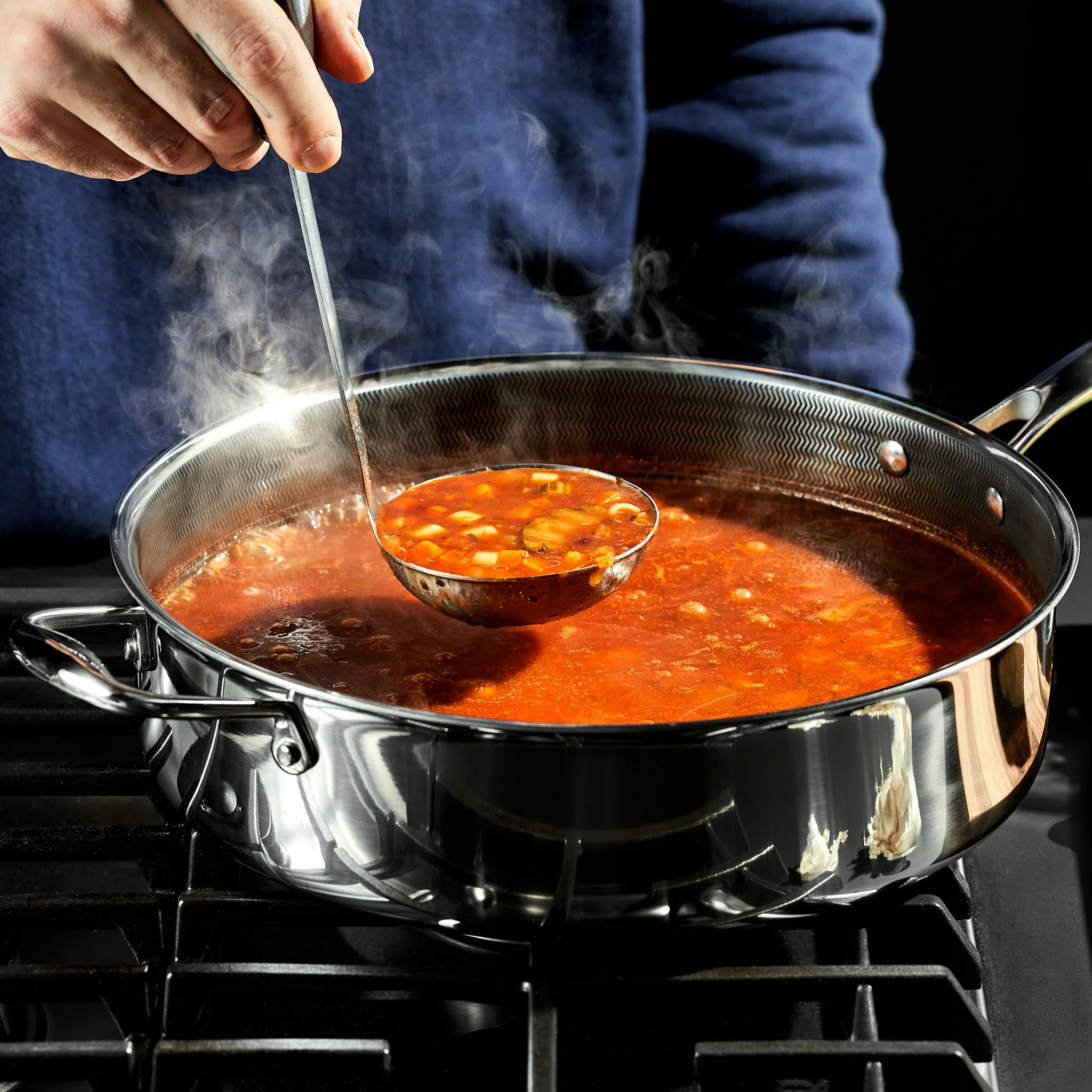 Hybrid Deep Sauté Pan with Lid, 5.5-Qt - Image 8